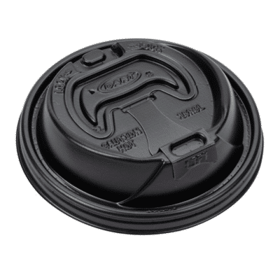 16RCLBLK Black Reclosable Lids (for Insulated Cups)