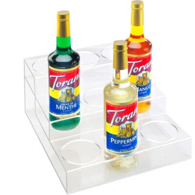 Torani® Syrup Bottle Acrylic Rack 3 Tier